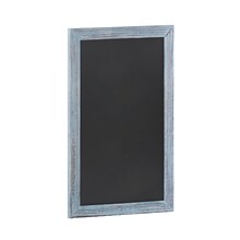 Flash Furniture Canterbury Wall Mount Magnetic Chalkboard Sign, Rustic Blue, 20 x 30 (HGWAGDIS2623