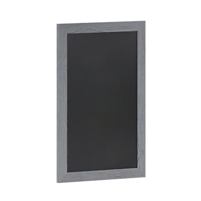 Flash Furniture Canterbury Wall Mount Magnetic Chalkboard Sign, Rustic Gray, 20 x 30 (HGWAGDI55231