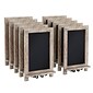 Flash Furniture Canterbury Wood Tabletop Magnetic Chalkboards, Weathered, 9.5" x 14" (10HFKHDI322315)