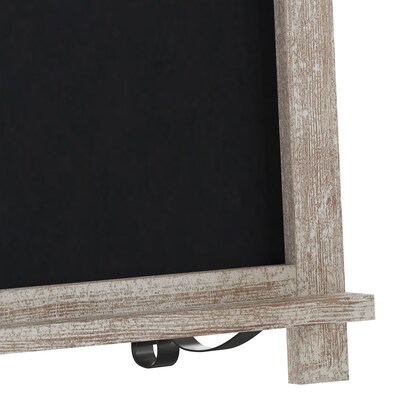Flash Furniture Canterbury Wood Tabletop Magnetic Chalkboards, Weathered, 12" x 17" (10HFKHDI822315)