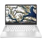 HP Chromebook 14a-na0240nr 60F62UA 14" Touch Notebook Laptop, Intel Celeron N4120, 4GB Memory, 64GB eMMC, Chrome OS