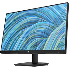 HP V24v G5 23.8 Widescreen LCD Monitor, Black (65P62AA)