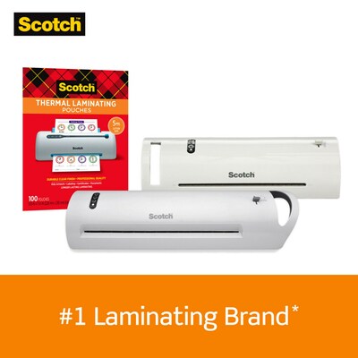Scotch® Thermal Laminating Pouches, Letter Size, 3 Mil, 150/Pack (TP3854-150)
