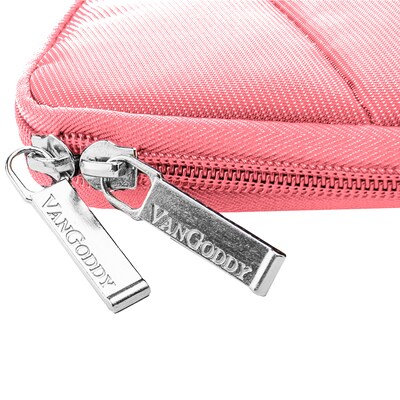 Vangoddy Nylon Sleeve Case for 14 inch 15.6 Inch Laptop, Pink (PT_NBKLEA114_HP)