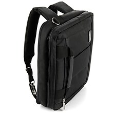 Vangoddy Nylon Backpack Messenger Shoulder Bag Case for 13.3 to 14 Inch Laptop, Black (PT_NBKLEA282_