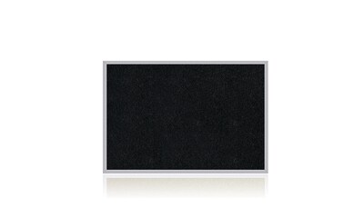 Ghent 2 H x 3 W Recycled Bulletin Board with Aluminum Frame, Black (ATR23-BK)