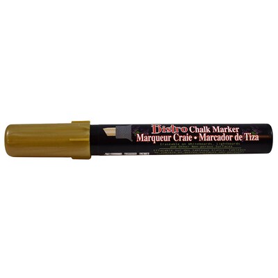Marvy Uchida® Chisel Tip Erasable Chalk Markers, Gold Metallic, 2/Pack (526483GOa)