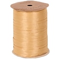 JAM Paper® Raffia Ribbon, Oatmeal Ivory, 100 Yards, Sold Individually (1082780)