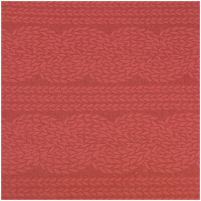 JAM Paper® Gift Wrap, Christmas Kraft Wrapping Paper, 25 Sq. Ft, Red Ivy Kraft, Roll Sold Individual
