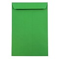 JAM Paper 6 x 9 Open End Catalog Colored Envelopes, Green Recycled, 50/Pack (88103i)