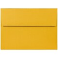 JAM Paper® A7 Invitation Envelopes, 5.25 x 7.25, Sunflower Yellow, Bulk 250/Box (294323570)