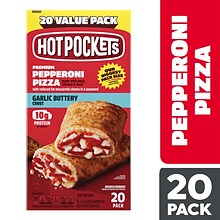 Hot Pockets Pepperoni Pizza Sandwiches, Frozen, 20/Box (325-00011)