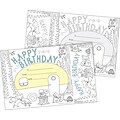 Barker Creek Color Me! Happy Birthday Awards & Bookmarks Set, 30/Pack (BC427)