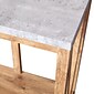 Flash Furniture Charlotte 52" x 14" 2-Tier Console Accent Table, Warm Oak/Concrete (ZG034OAKCONC)