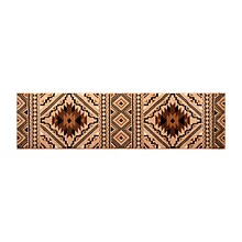 Flash Furniture Marana Collection Olefin and Cotton 120 x 36 Runner Machine Made Area Rug, Brown M