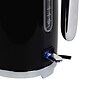 VETTA Stainless Steel Retro Electric Kettle with Strix Controller, 1.75-Qt., Black (VTM-1701RBK)