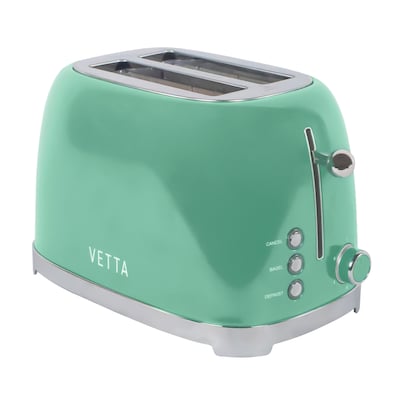 VETTA 2-Slice Extra-Wide-Slot Retro Toaster, Seafoam Green (VTS-201RGR)
