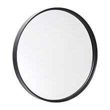 Flash Furniture Jennifer Deep Framed Wall Mirror, 30 Black (HMHD22M116YABLK)