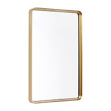 Flash Furniture Ava Deep Framed Wall Mirror, 24x 36 Black (HMHD22M111YABLK)