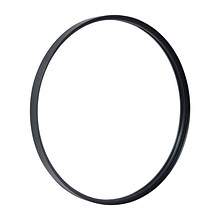 Flash Furniture Jennifer Deep Framed Wall Mirror, 24 Black (HMHD22M115YABLK)