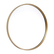 Flash Furniture Jennifer Deep Framed Wall Mirror, 27.5 Gold (HMHD9M3000GDGLD)