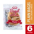 Burry Individually Wrapped Plain Bagel w/ Cream Cheese, 4.6 Oz, 6/Box (307-00370)