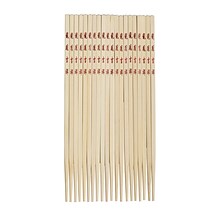 Joyce Chen J30-0043 Reusable Burnished Bamboo Chopsticks, 10-Pair Set