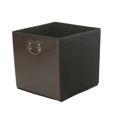 Simplify Collapsible Storage Cube, Chocolate (25480-CHOCOLATE)