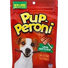 Pup-Peroni Lean Beef Flavor Dog Treats, 5.6 oz. Pouch, 8/CT (SMU51022CS)