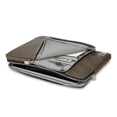 Lencca Laptop Sleeve Briefcase fits 13.3 Inch Laptop, Forest Green (PT_LENLEA501_13)