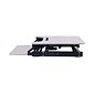 Rocelco 31.5"W 4"-20"H Adjustable Steel Standing Desk Converter, Gray (R VADRG)