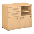 Bush Business Furniture 400 Series 30W File Cabinet, Natural Maple (400SFP30AC)