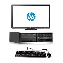 HP 6300 Pro Sff Refubrished Desktop Computer with 22 LCD Monitor, Intel Core i5-3570, 16GB Memory,