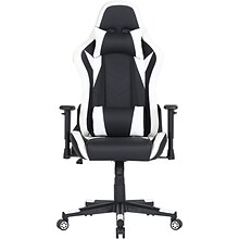 Hanover Commando Ergonomic Gaming Chair, Black/White (HGC0114)