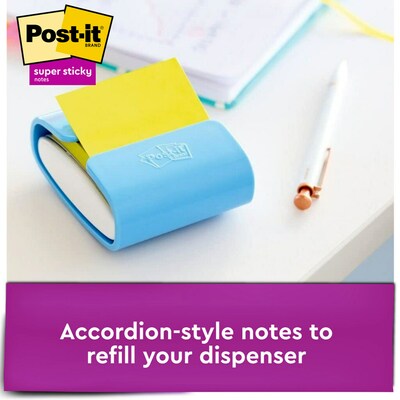 Post-it Super Sticky Pop-up Notes, 3" x 3", Summer Joy Collection, 90 Sheet/Pad, 10 Pads/Pack (R330-10SSJOY)