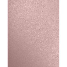 JAM Paper 8.5 x 11 Color Multipurpose Paper, 80 lbs., Misty Rose Metallic, 50 Sheets/Ream (81211-P
