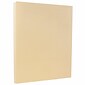 JAM PAPER 8.5" x 11" Vellum Bristol Cardstock, 67lb, Ivory, 100 Sheets/Pack (169828G)