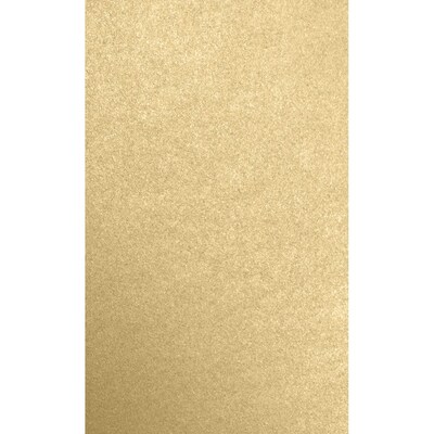 JAM Paper 8.5 x 14 Color Multipurpose Paper, 80 lbs., Blonde Metallic, 50 Sheets/Ream (81214-P-BLO