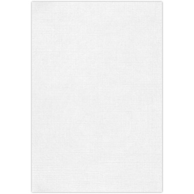 JAM Paper 13 x 19 Multipurpose Paper, White Linen, 50/Pack (1319-P-WLI-50)