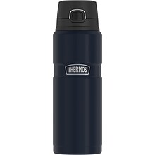 Thermos 24-Ounce Stainless King Vacuum-Insulated Stainless Steel Drink Bottle, Midnight Blue (SK4000