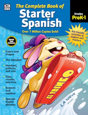 Complete Book of Starter Spanish, Grades Preschool - 1 Paperback (704928)