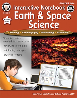 Mark Twain Interactive Notebook: Earth & Space Science, Grades 5 - 8 Paperback (405008)