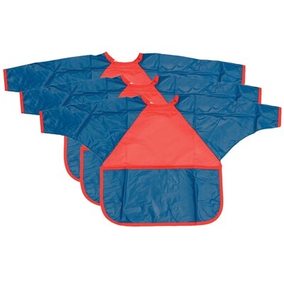 Childrens Factory Washable Smock, 18 Months - 3 Years, Pack of 3 (CF-400020-3)