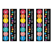 Creative Teaching Press Pom-Poms Welcome Banner (2-sided), Pack of 3 (CTP8670-3)