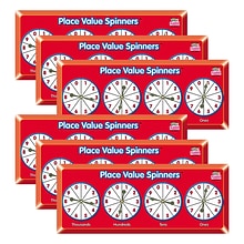 Kagan Place Value Spinners, Pack of 6 (KA-MSPV-6)