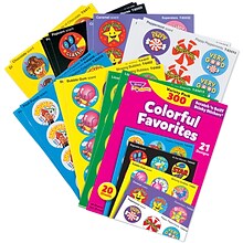 TREND Colorful Favorites Stinky Stickers® Variety Pack, 300 Per Pack, 3 Packs (T-6481-3)