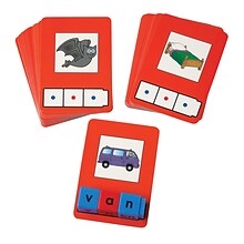 Didax CVC Word Building Cards, 24 Cards Per Pack, 3 Packs (DD-2819-3)