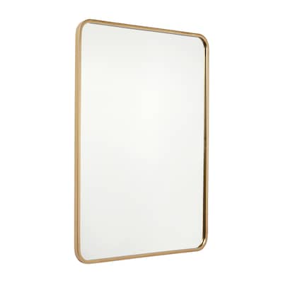Flash Furniture Jada Decorative Wall Mirror, 40 x 30 Matte Gold (HMHD22M198YBNGD)