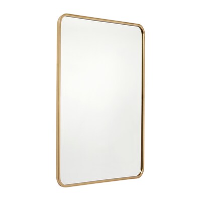 Flash Furniture Jada Decorative Wall Mirror, 24 x 36 Matte Gold (HMHD22M199YBNGD)