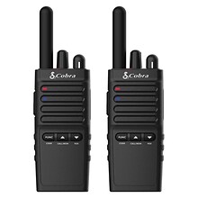 Cobra Pro Business 42-Mile Range 2-Way Radios, Black, 2/Pack (PX650)